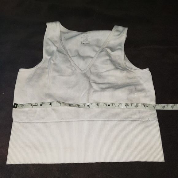 Jo and CO Sport top crop top large white - Picture 5 of 6